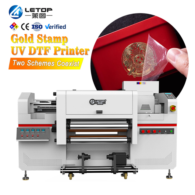 LETOP Manufacturer 600MM Large Format Crystal Label Inkjet Dtf Printer Uv