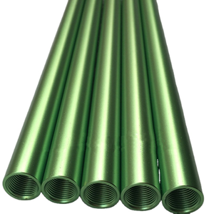 Tubos/tubos de <span class=keywords><strong>aluminio</strong></span> anodizado coloridos para tubos de <span class=keywords><strong>aluminio</strong></span> con carillón de viento con rosca y agujeros - Product Image 1