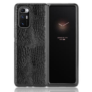 Croco เคสพับได้หนัง PU ผิวหรูสำหรับ <span class=keywords><strong>Xiaomi</strong></span> Mi <span class=keywords><strong>Mix</strong></span> <span class=keywords><strong>Fold</strong></span> 8.01 "ปกแข็งสีด้านหน้า + ปกหลังโทรศัพท์ - Product Image 1