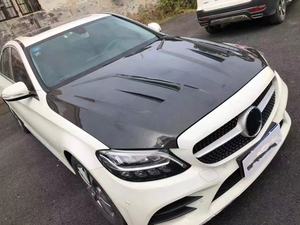 Nắp capo sợi carbon MRD dành cho W205 C-Class 2015-2021 cho Mercedes Benz kiểu V3 - Product Image 6