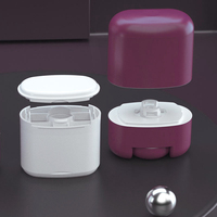 Emballage de bouteille de bâton de déodorant vide solide rechargeable ovale 50g