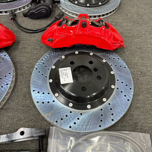 Kit <span class=keywords><strong>de</strong></span> freinage sur mesure <span class=keywords><strong>peint</strong></span> à la main avec étrier 6 pistons, disques <span class=keywords><strong>de</strong></span> <span class=keywords><strong>frein</strong></span> surdimensionnés, étrier 4 pistons et <span class=keywords><strong>frein</strong></span> <span class=keywords><strong>de</strong></span> stationnement électronique EPB pour Toyota Alphard 30 Vellfire - Product Image 5