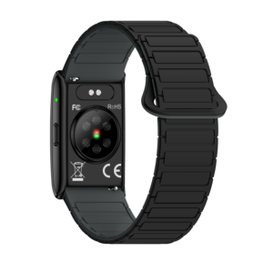 เครื่องติดตามการออกกำลังกายแบบไม่มีหน้าจอ Nordic DT66 สายรัดข้อมืออัจฉริยะ ตรวจวัดอัตราการเต้นของหัวใจและความดันโลหิตตลอด 24 ชั่วโมง พร้อม GPS วิ่ง รายงานสุขภาพด้วย AI - Product Image 5