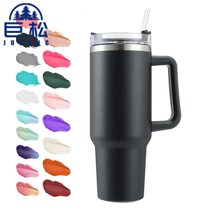 Bicchieri Termici all'Ingrosso 30oz/40oz, Tazza da Viaggio per Caffè in Acciaio Inox Sottovuoto 30/40oz con Manico e Cannuccia - Product Image 6