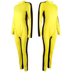 Costume de Kung Fu Bruce Lee en spandex jaune, costume de cosplay, tenue de scène, taille adulte - Product Image 4