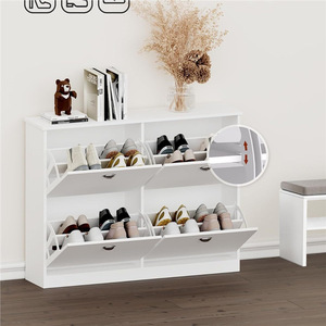 Nuevo producto transfronterizo Muebles de panel Sala de estar europea y americana Gabinete multifuncional Fábrica Zapato al por mayor - Product Image 4