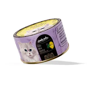 Canned Pet Food tuna fish and Silybum marianum Liver protection function OEM ODM Flavor high Palatability cat wet food