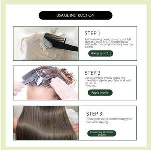 Purestyle 200ml Homeuse <strong>Hair</strong> <strong>Dye</strong> Suit <strong>Pink</strong> Color <strong>Permanent</strong> <strong>Hair</strong> <strong>Dye</strong> OEM Organic <strong>Hair</strong> Color - Product Image 4