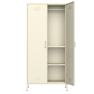 Armoire haute à double porte chambre à coucher casier en acier armoires de rangement de vêtements en métal couple armoire armoires pour maison appartements - Product Image 4
