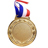 Concevez Votre Propre Médaille Logo Plaque Or Argent Bronze Métal Prix Vide Blanc Sport École Médaille Collier