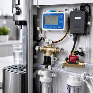 Kit de Medidor de Flujo de Agua de Latón con Válvula Solenoide |   Controlador de Pantalla Digital LCD con Apagado Automático |   Sensor Hall G1/2 1-25L/min - Product Image 3