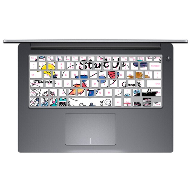 Цветной силиконовый чехол для клавиатуры кожаный чехол для клавиатуры ноутбука Dell Inspiron 13 i5379 5368 7386 14 5482/5481 9550 9560 9570