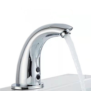 Grifos de <span class=keywords><strong>lavabo</strong></span> sin contacto, de latón, con batería de alimentación infrarroja, automáticos, para Baño - Product Image 4