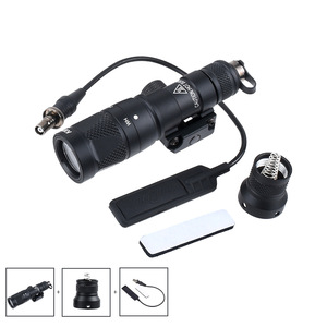 Lampe torche tactique M300V M600V à faisceau puissant, stroboscope, éclairage LED longue portée pour extérieur avec commande par interrupteur arrière - Product Image 3