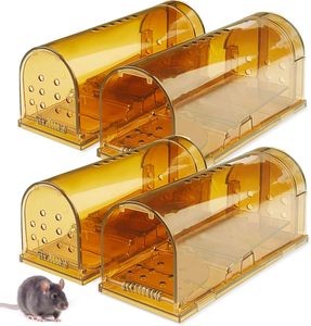 Piège à rats intelligent et sans cruauté en plastique pour attraper les rongeurs vivants, boîte de capture pour l'intérieur - Product Image 1