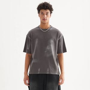 T-shirt pour homme en coton 100% de qualité supérieure, imprimé vintage surdimensionné, fabriqué sur mesure en Chine, Guangzhou - Product Image 4