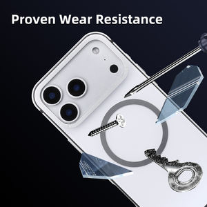 Étui de téléphone en aluminium robuste, antichoc, simple et élégant, adapté aux iPhone 17, 16, 15 - Product Image 5