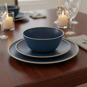 Juego de vajilla de melamina 100%, utensilios de cocina personalizados de lujo, vajilla de melamina, 12 Uds. - Product Image 2