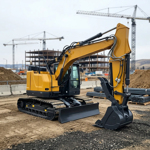 Compact Radius 16.8 Ton 0.6m³ Bucket XE155UCR Crawler Excavator 90kW Urban Construction Machinery - Product Image 1