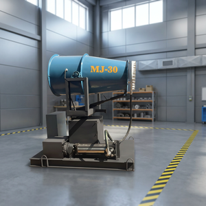 New Portable Trolley Mounted Diesel-<b>Powered</b> High Pressure Cleaner Fog Cannon | Multi-Mode Water Fog <b>Sprayer</b> Automatic Rotation - Product Image 5