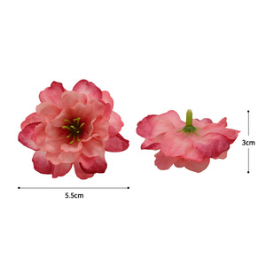 Flores de Camelia Simuladas de Dongchen Crafts, Flor de Seda de 5.5 cm de Diámetro, Material para Manualidades, para Hacer Horquillas y Tocados - Product Image 5