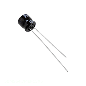 ตัวเก็บประจุแบบรูทะลุ 4.7 ยูเอฟ อลูมิเนียม 4.7UF 20% 50V แบบขาเรเดียล รุ่น 50MS54.7MEFC5X5 - Product Image 1