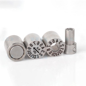 MISUMI Chèn Mã Ngày Có Thể Thay Thế Phụ Kiện Khuôn Nhựa Con Dấu Ngày Ghim Đánh Dấu Ngày - Product Image 1