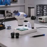 OEM Factory 1:4.5 Zoom Binocular Stereo Microscope 20mm FOV for Medical Education Precision Testing CE MSS-M-405