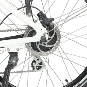 <span class=keywords><strong>Vélo</strong></span> <span class=keywords><strong>électrique</strong></span> urbain polyvalent <span class=keywords><strong>à</strong></span> longue portée avec batterie 36V18.2Ah, frein hydraulique, fourche <span class=keywords><strong>à</strong></span> suspension, 7 vitesses et porte-bagages, en stock dans l'UE - Product Image 4