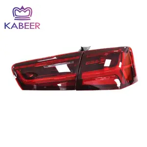 A6 tail light fit 2012-2015 A6L car upgrade rear light to 2016 LED version A6 modified taillight for Audi A6 LED tail light