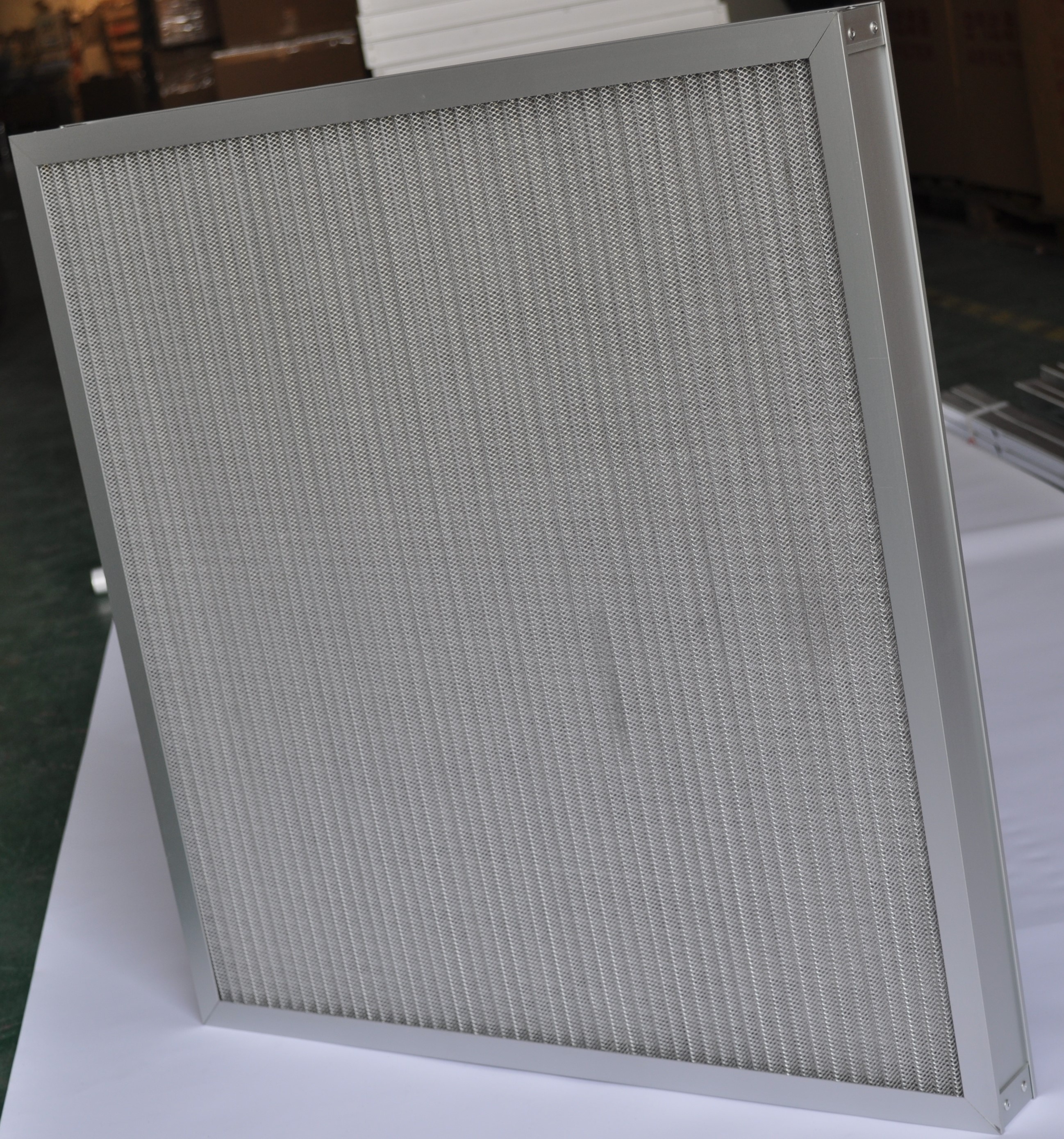Высокоэффективный воздушный фильтр HVAC с металлическим сетчатым предварительным фильтром для домашнего использования моющиеся пылезащитные фильтры для строительства нового двигателя