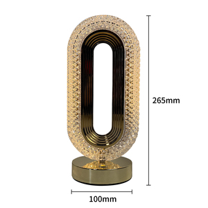 <span class=keywords><strong>Lampada</strong></span> da ristorante a LED moderna per decorazioni per la casa <span class=keywords><strong>Lampada</strong></span> da tavolo <span class=keywords><strong>trasparente</strong></span> a 3 colori con tocco di temperatura per uso interno - Product Image 4