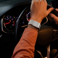 Bracelet intelligent Bluetooth sans écran avec moniteur de santé ECG PPG et NFC pour le suivi quotidien de la forme physique