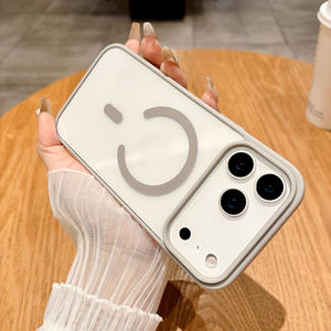 <span class=keywords><strong>Custodia</strong></span> per telefono di lusso in PC TPU <span class=keywords><strong>trasparente</strong></span> antiurto con ricarica wireless magnetica per <span class=keywords><strong>iPhone</strong></span> 17 <span class=keywords><strong>Pro</strong></span> Max 16 15 14 13 12 <span class=keywords><strong>11</strong></span> Plus - Product Image 3