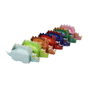 Cajas de papel para dulces y <span class=keywords><strong>galletas</strong></span> con diseño de dinosaurio, pequeñas y bonitas, para regalo, decoración para baby shower o fiesta de cumpleaños. - Product Image 4
