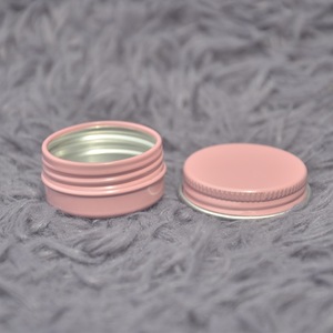 Aluminum Cosmetic Can 10g Threaded Screw Lid For Skin Care DIY <b>Packaging</b> <b>Small</b> Aluminum Bottle With Cap - Product Image 2