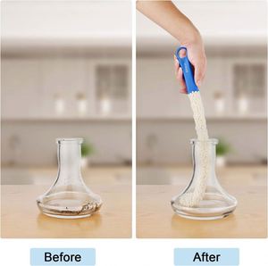 Plastic <b>Bottle</b> Cleaner 16.7" Bendable Long Foam <b>Brush</b> Cleaning Tools for Hookahs Vases Decanters Wine <b>Bottles</b> - Product Image 4