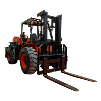 TAIJIN Y50Q 5 Ton Off-Road Forklift 4WD | All Terrain Log Loader for Forestry Heavy Timber & Log Handling CE Certified