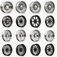 Rines Forjados Pulidos Personalizados de Perfil Profundo 20X14 28X12 30X14 26X14 28X16 con 8X180 8X170 para Chevy Silverado 2500