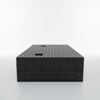 Réservoir modulaire souterrain de 45 m³ pour stocker l'eau de pluie, les eaux de refoulement, l'eau d'irrigation et l'eau de lavage de voitures à la maison et en usine