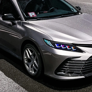 Accessoires de voiture YBJ pour assemblage de phares LED TRD pour 2018-2024 pour Camry XV70 SE LE XSE XLE modifié <span class=keywords><strong>4</strong></span> yeux <span class=keywords><strong>H4</strong></span> pour - Product Image 5