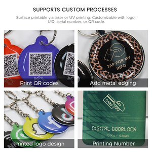 Tarjeta <span class=keywords><strong>de</strong></span> Visita NFC Personalizada, Impresión <span class=keywords><strong>de</strong></span> Etiquetas NFC, Llavero RFID Epoxi, Regalos Promocionales, Llavero NFC Epoxi - Product Image 5