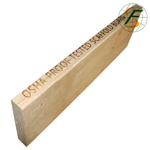 Holz versorgung OSHA 38mm Dicke Radiata Pine LVL Gerüst planke für Baumaterial ien