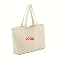 Sacs fourre-tout en toile et coton vierge écologique avec logo personnalisé Sac à provisions en toile de haute qualité pour les cadeaux publicitaires de l'entreprise