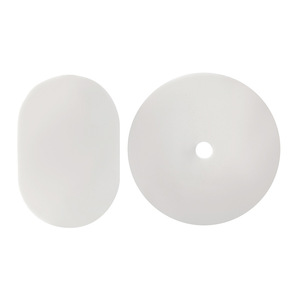 Round Adhesive Power Strip Holder White Detachable Hook Type For Cable Management Behind Doors On Walls - Product Image 3