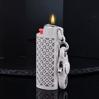 Étui à briquet Iced Out en argent sterling 925 avec moissanite VVS, passe le testeur de diamant, style Hip Hop, bijoux pour hommes rappeurs