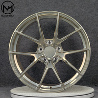 Rines de Aleación Maxtera Forged Custom VS5RS Poilseed Frozen Gold Style para Porsche, BMW, Camaro, Corvette, Mustang, GT-R, 370Z, Supra