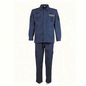 Nouvel ensemble d'uniformes de sécurité bleu marine pour la Chine : tenue formelle de garde (haut et pantalon) - Product Image 2