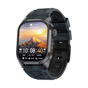 Montre connectée DS8 avec surveillance de la pression artérielle, batterie 300 mAh, étanchéité IP67, rappel d'hydratation et assistant vocal - Product Image 1
