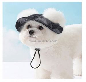 Sombrero para Perro, Protección Solar Primavera/Verano, para Samoyed, Corgi, con Orejas Expuestas, Diseño de Gato, Lindo Sombrero de Pescador - Product Image 5